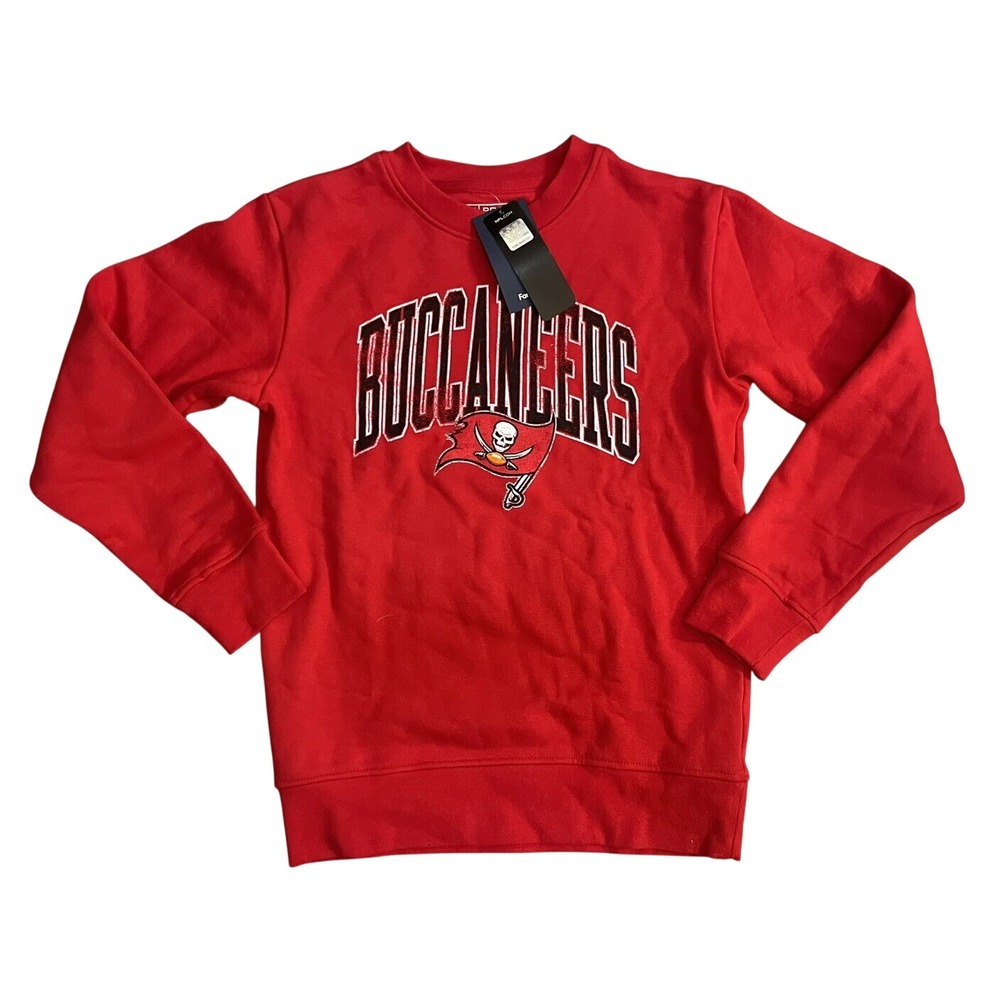 NFL Tampa Bay Buccaneers NWT Sweatshirt- Red Crewneck Fanatics Size Small